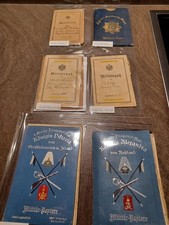 Militärpässe Gardekavallerie/Artillerie 34 Stück