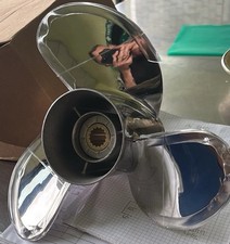 Edelstahl Propeller Yamaha 13 1/2 X 14