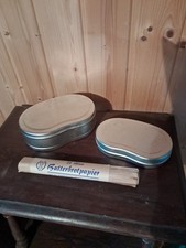 DDR 2 ALUWA Brotbüchsen+Butterbrotpapier