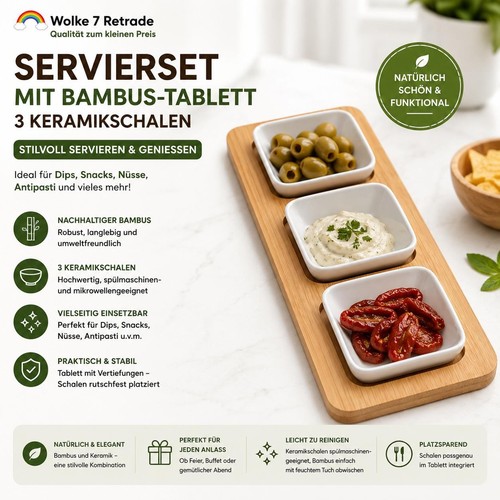 Druline servierset bambus - druline,