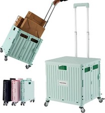 Folding multi-purpose trolley