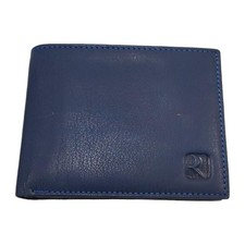 Roncato Geldbörse Echtleder Blau Herren 12 cm