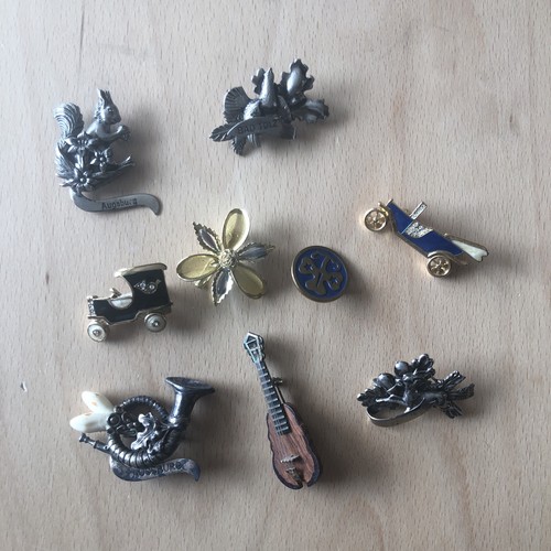 Konvolut vintage anstecknadel - konvolut,