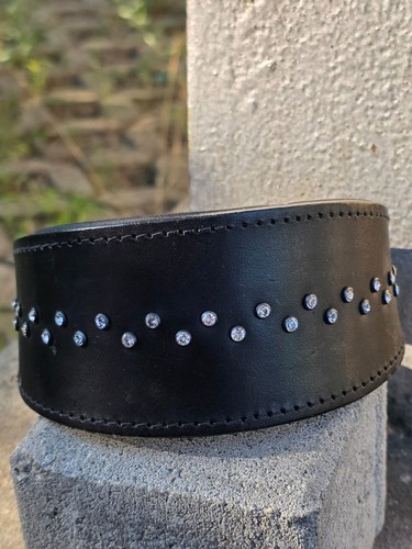 Hundehalsband 47cm leder - hundehalsband,