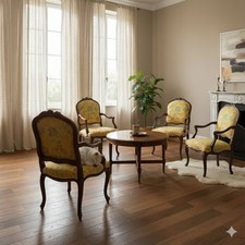 Antike sessel barockstil - sessel,