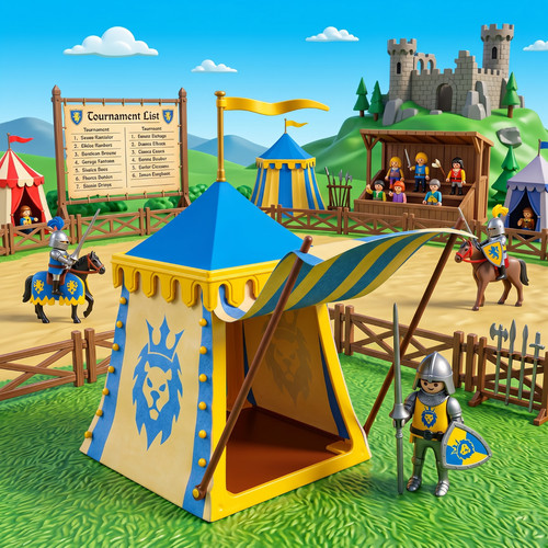 Playmobil custom turnierzelt - playmobil, custom:
