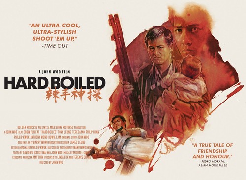 Hard boiled 1992 quad poster - hard,