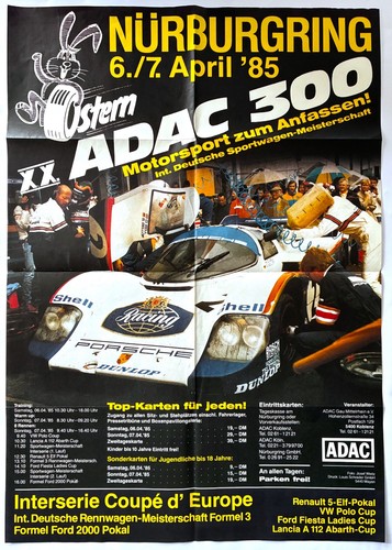 Original plakat nürburgring - original,