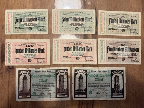 Bad ems notgeld 1923 8 - ems, –
