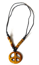 Hals Kette, PEACE, Hippie