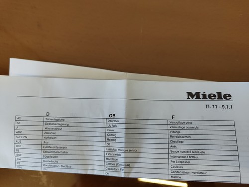 Miele reparaturanleitung - miele,