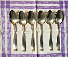 Wilkens Martin 508 Art deco Vorspeiselöffel Frühstück Besteck 6 Teile versilbert