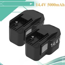 2X 14.4V 5000mAh Akku für AEG