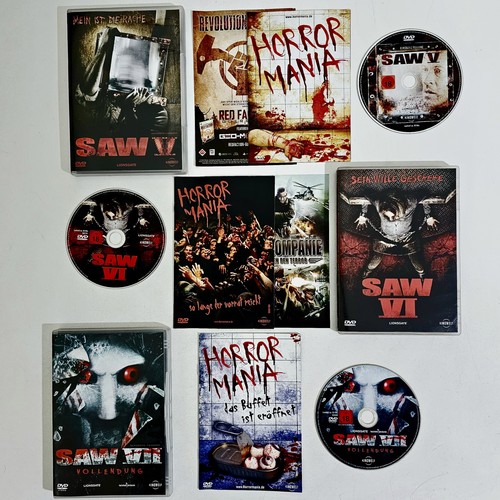 Dvd set horror thriller saw - horror,