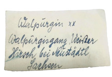 Walpurgin TYP  vom Weißen Hirsch  in Schneeberg im Erzgebirge  von  Sachsen