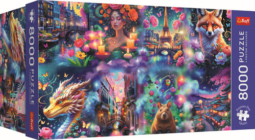 Trefl bunte welt 8000 - welt,, teile