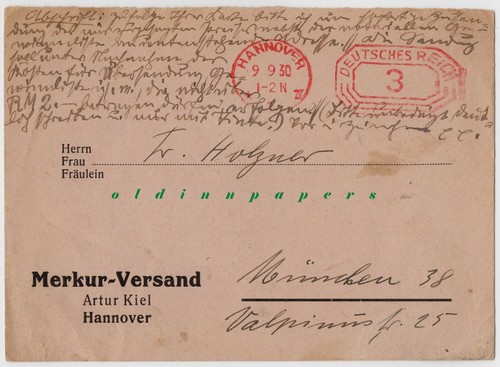 Hannover merkur versand - hannover, merkur-versand