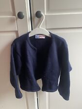 KÄTHE KRUSE Strickjacke, Strick Dunkelblau Wolljacke Marineblau 86