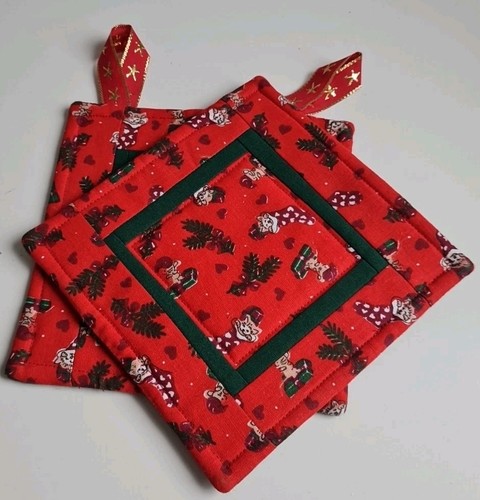 Topflappen weihnachtsmuster - topflappen,