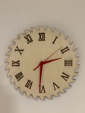 Sägeblatt holz wanduhr - sägeblatt-holz-wanduhr,
