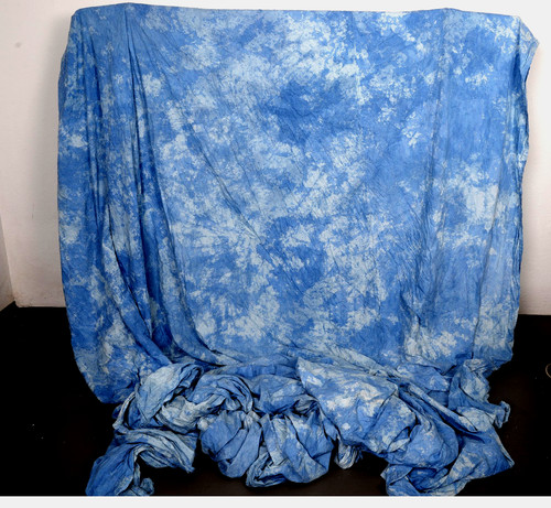 Stoffhintergrund hellblau mit - hellblau,