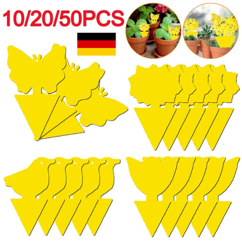 50x gelbfalle fliegenfallen - gelbfalle,