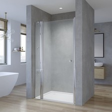 Duschtür mit festen Teilen