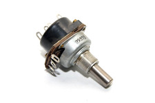 Vintage Dreh-Potentiometer mit Schalter von RFT, 500 kOhm log., Resistor, NOS