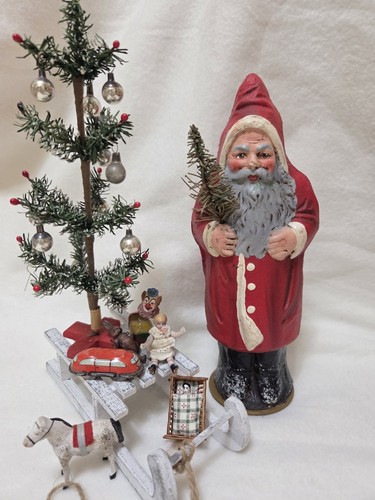 Alter weihnachtsmann pappmache - weihnachtsmann,