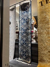 China Teppich Orient Perser Rug Dunkelblau Schurwolle Art Deco Antik Läufer Rar