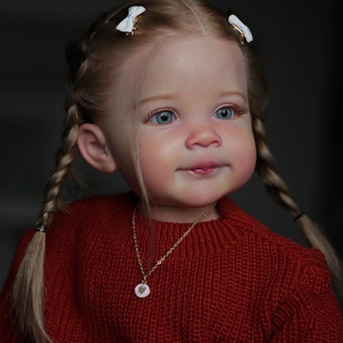 Painted reborn baby doll - painted,