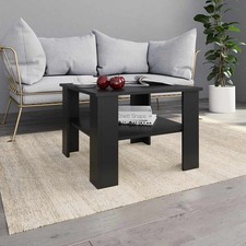 Couchtisch Schwarz 60x60x42 cm Holzwerkstoff