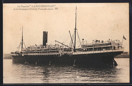 Paquebot la bourdonnais - ak, le