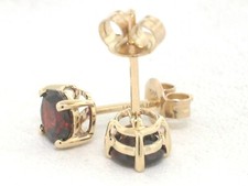 Paar Granat Ohrstecker 585