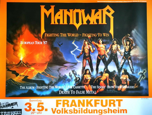 Manowar 1987 frankfurt - ,