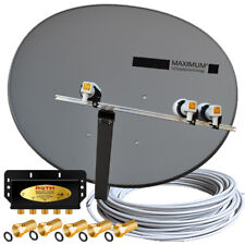 Türkische TV Sat-Komplett Anlage Maximum E-85 Spiegel 1-TV Türksat+Astra+Hotbird
