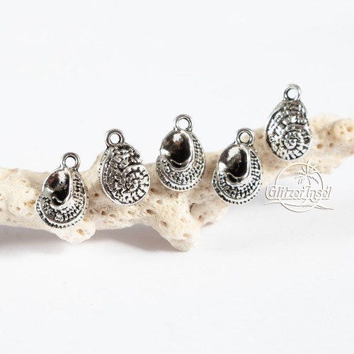 10x schmuck anhänger - schmuck, muschel