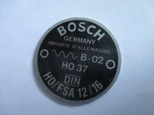 Nameplate sign Bosch HO/FSA
