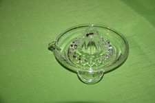 Zitronenpresse Zitruspresse Limetten Saftpresse aus Glas mit Ausgießer Vintage