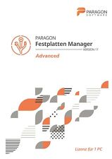 Paragon Festplatten Manager 17 Advanced, Win 11/10/8/7, Digitaler DOWNLOAD