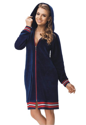 Leverie damen bademantel mit - leverie,