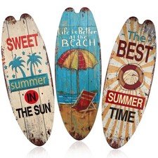 3 Pcs Surfbrett Wanddeko