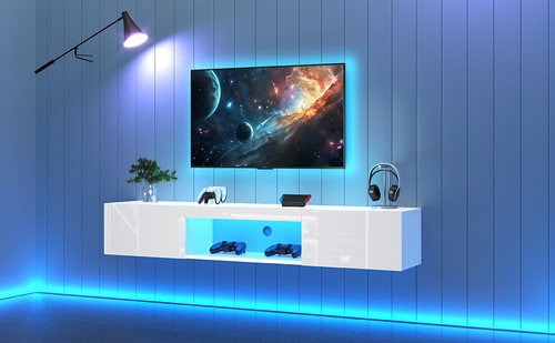 Lowboard mit led - tv,