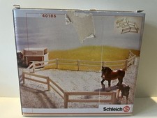 Schleich 40186 Weide Zaun Fence 10-teilig Zubehör Zaun Gatter mit OVP