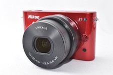 [EXC] Nikon 1 J1 rot 10,1-MP-Digitalkamera weiß Kit mit VR 10–30 mm...