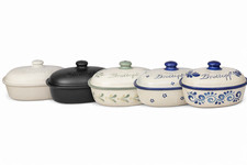 Brottopf 30 cm oval Steinzeug