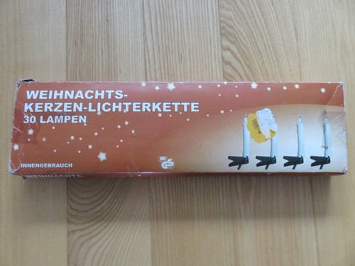 Weihnachts-Kerzen-Lichterkette