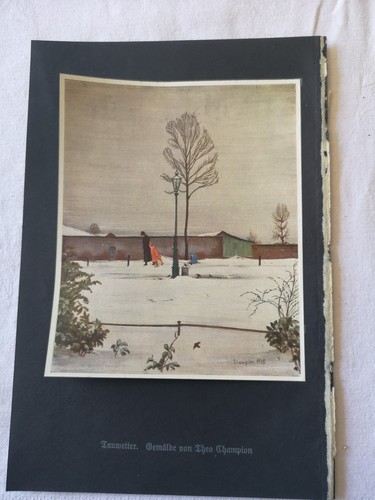 1926 kunstdruck maler - rk, vh