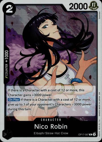 Nico robin op17 087 one - op17-087, piece