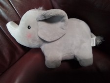 H&M Home Stofftier Kuscheltier "Elefant" in Grau 22 cm Lang Top